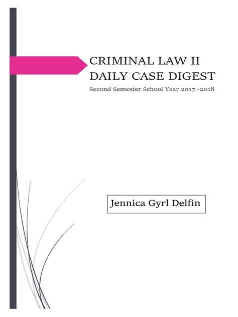 Criminal Law 2 Case Digests Title I Nati